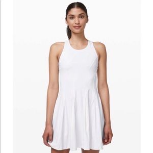 Lululemon Court Crush Tennis Dress White 8 NWT